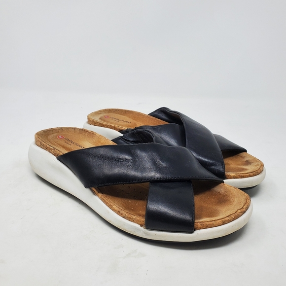 Unstructured by CLARKS Slide Sandals Size 6.5 - Picture 1 of 8
